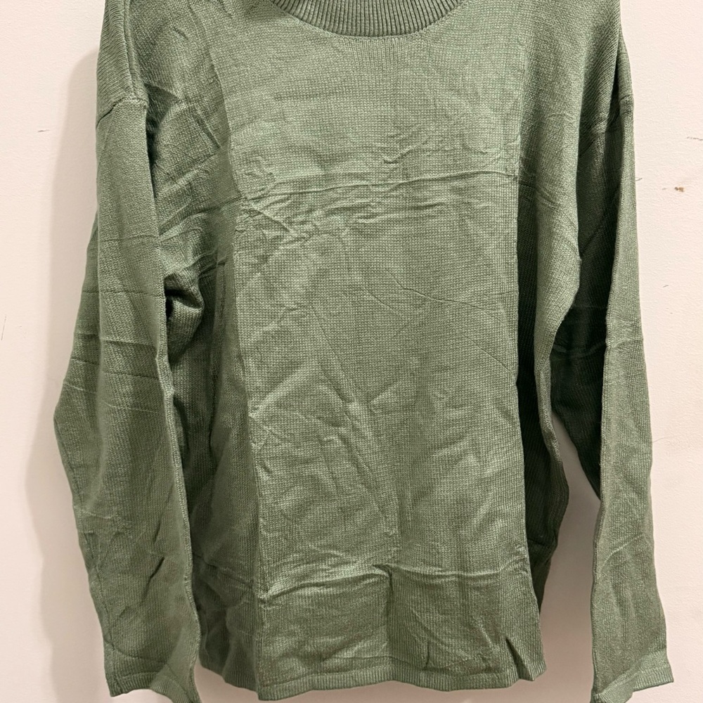 Elegant Olive Turtleneck Sweater